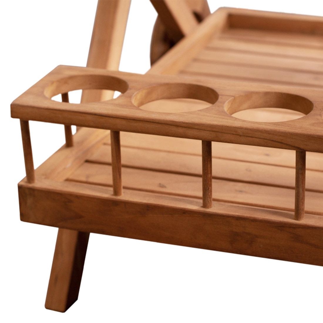 deVries Woodie Servierwagen Teak Natur