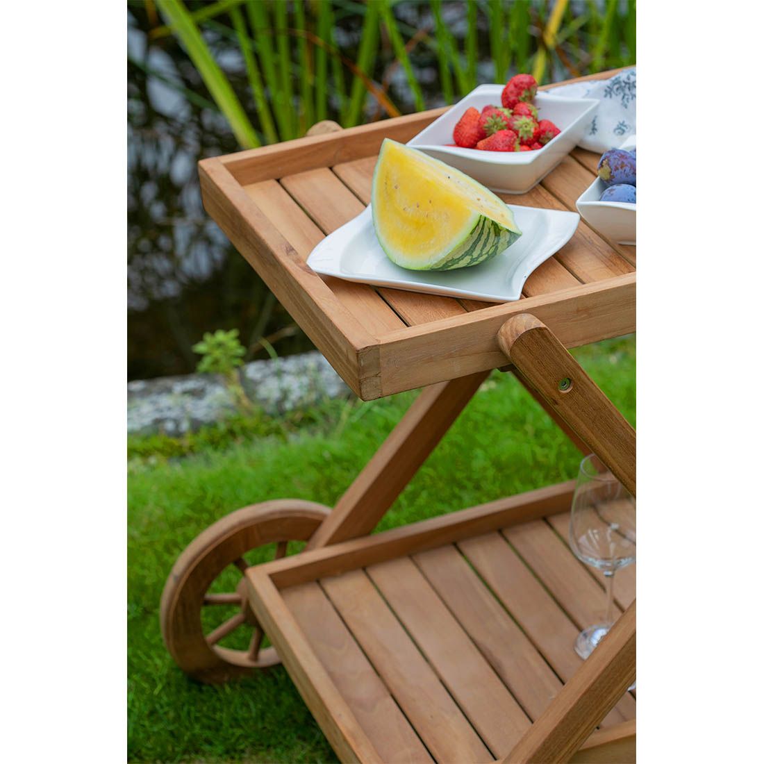 deVries Woodie Servierwagen Teak