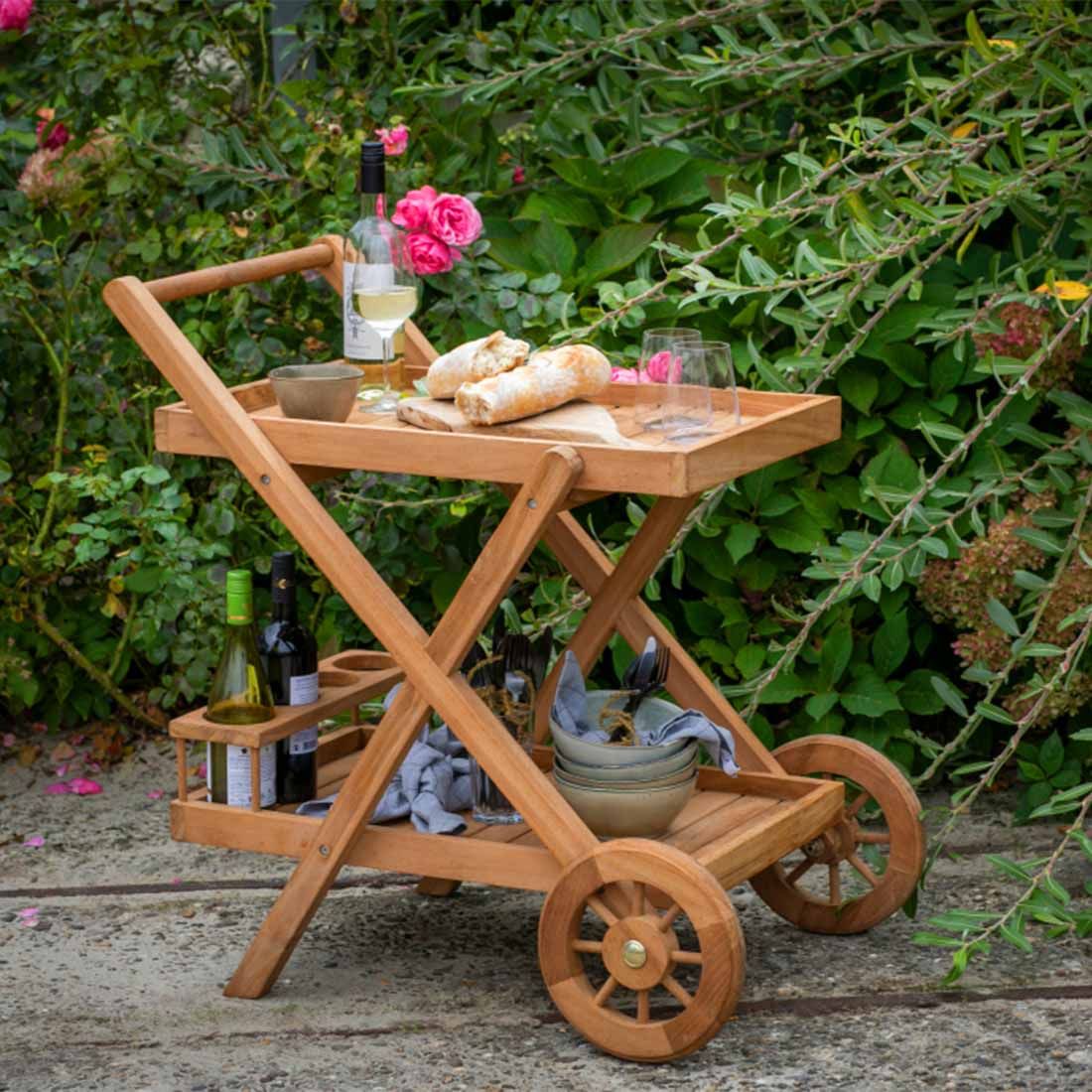 deVries Woodie Servierwagen Teak