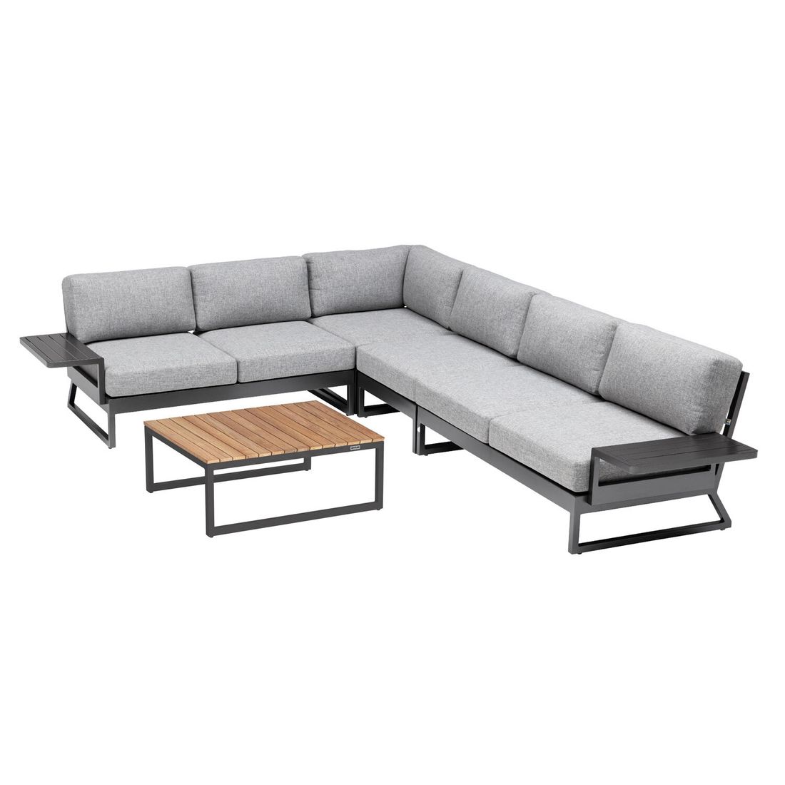 Kettler Ocean Skid Platform Ecklounge inkl. Loungetisch Aluminium/Olefin