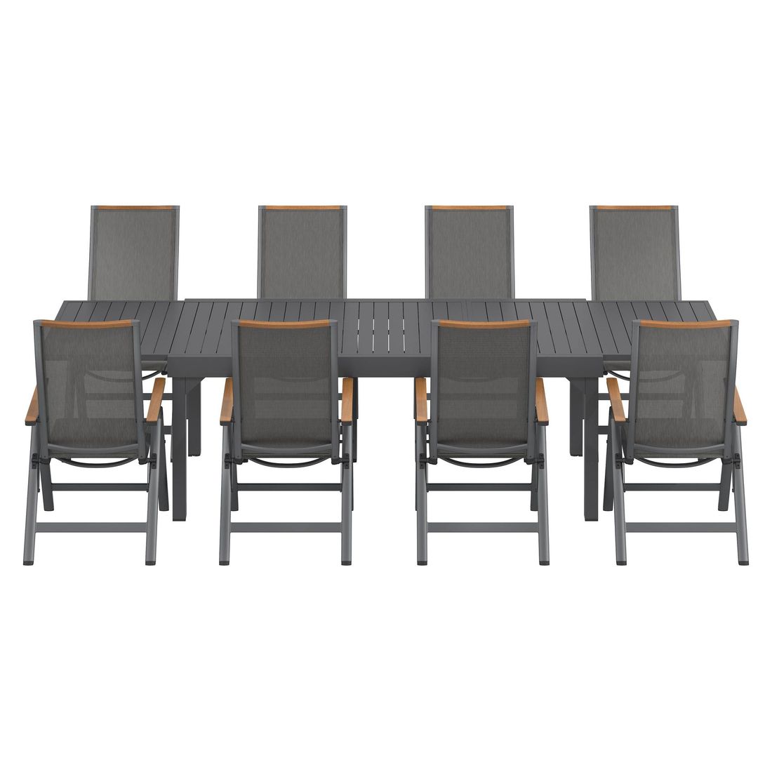 OUTLIV. Jacob Gartenmöbel-Set Tisch 200/320x100,5cm