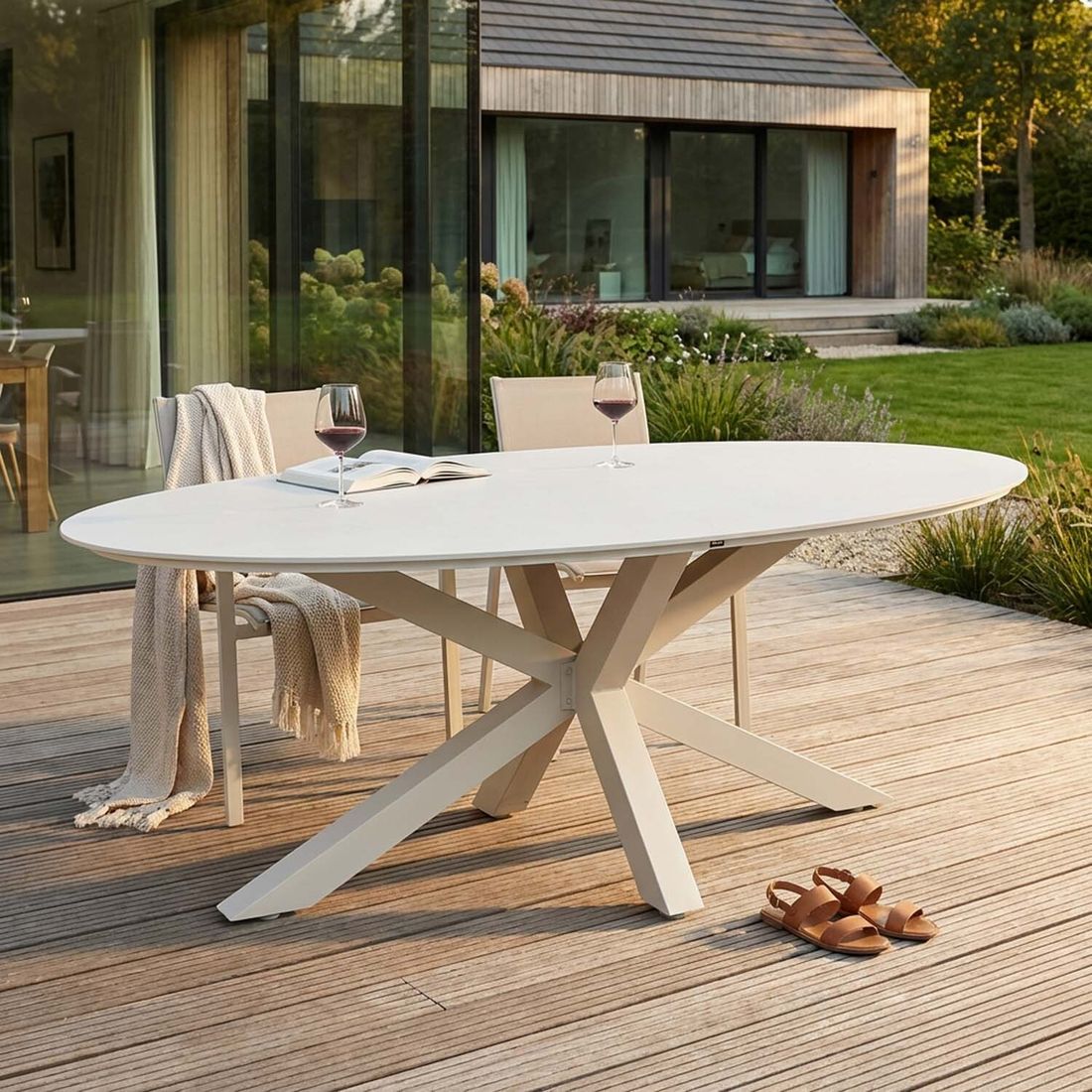 Hartman Granada Gartentisch 220x120cm Aluminium/Keramik