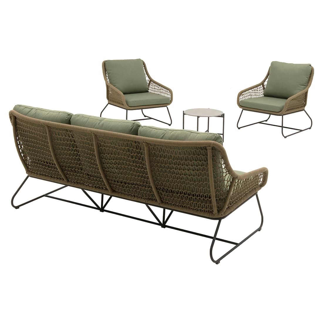 OUTLIV. Portofino Loungeset Stahl/Rope