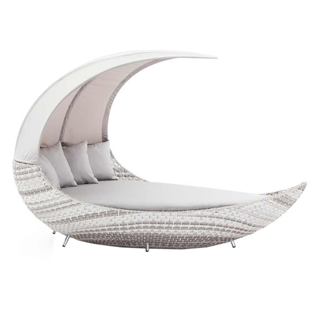 Domus Ventures Crescent Sonneninsel Duo Wave Geflecht/Olefin