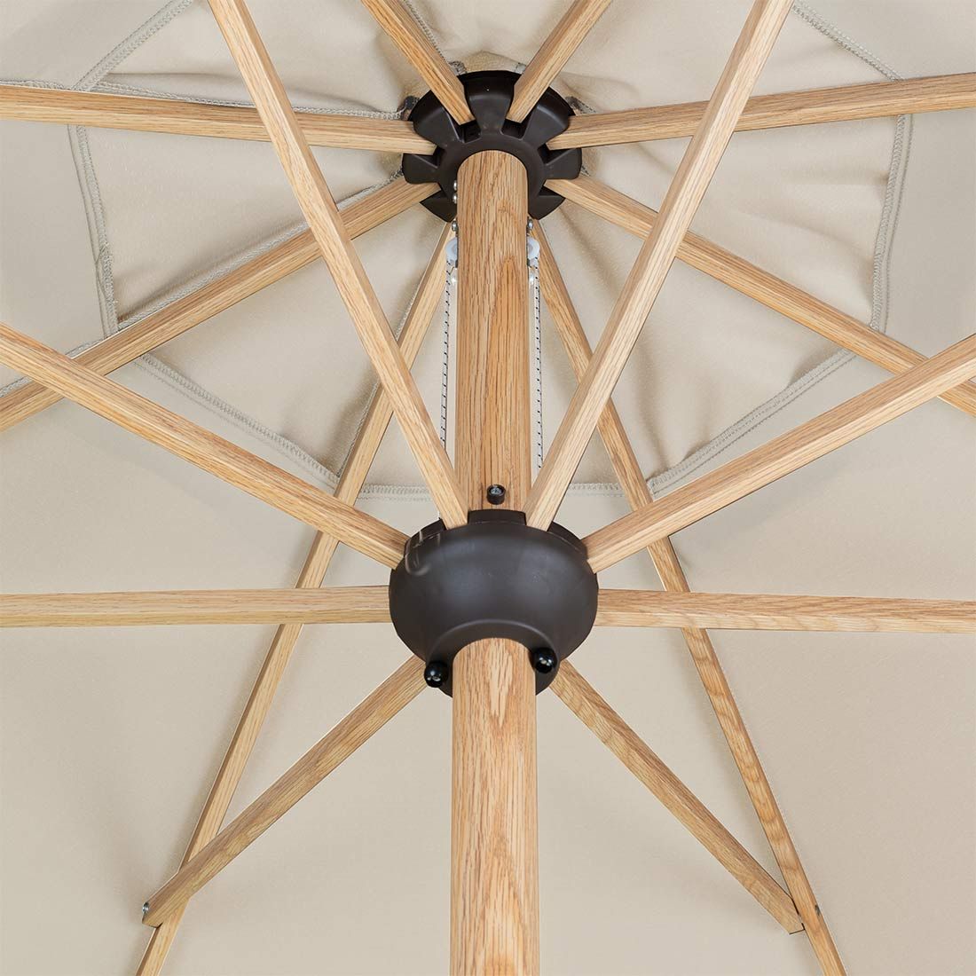 Doppler Alu-Wood Ultra Mittelstockschirm Ø350cm