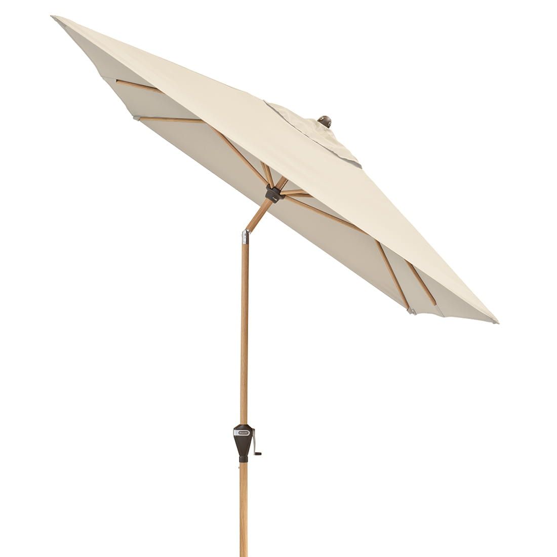 Doppler Alu-Wood Ultra Stockschirm 300x200cm Aluminium/Holzoptik