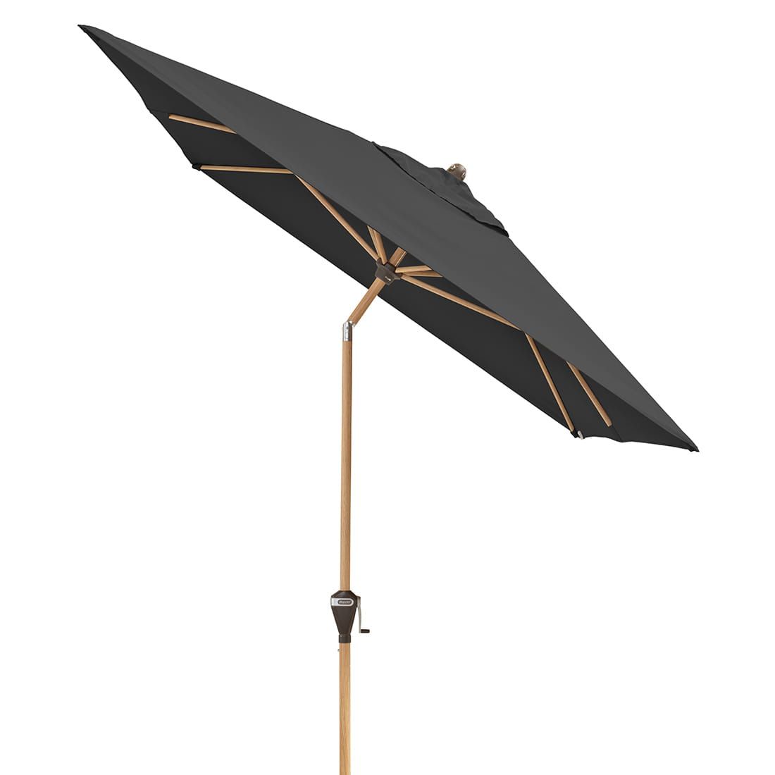 Doppler Alu-Wood Ultra Stockschirm 300x200cm Aluminium/Holzoptik