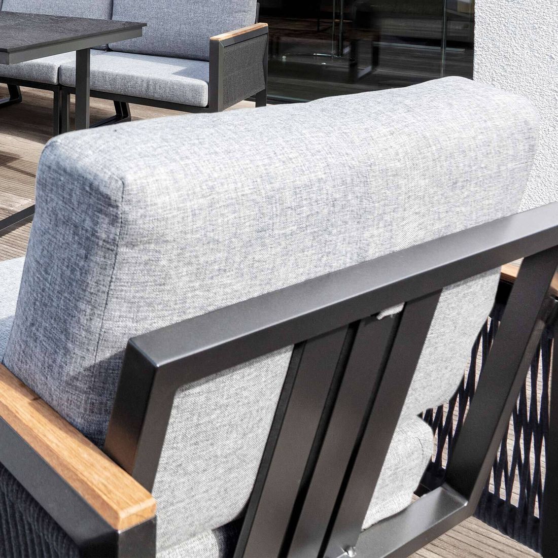 Kettler Ocean Skid Loungesessel Aluminium/Rope