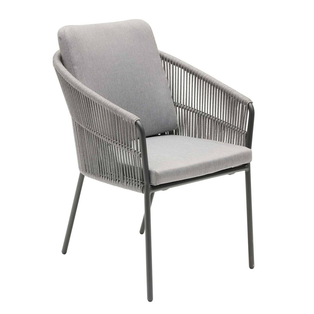 LC Garden Covo Stapelsessel Aluminium mit Sitz- und Rückenkissen
