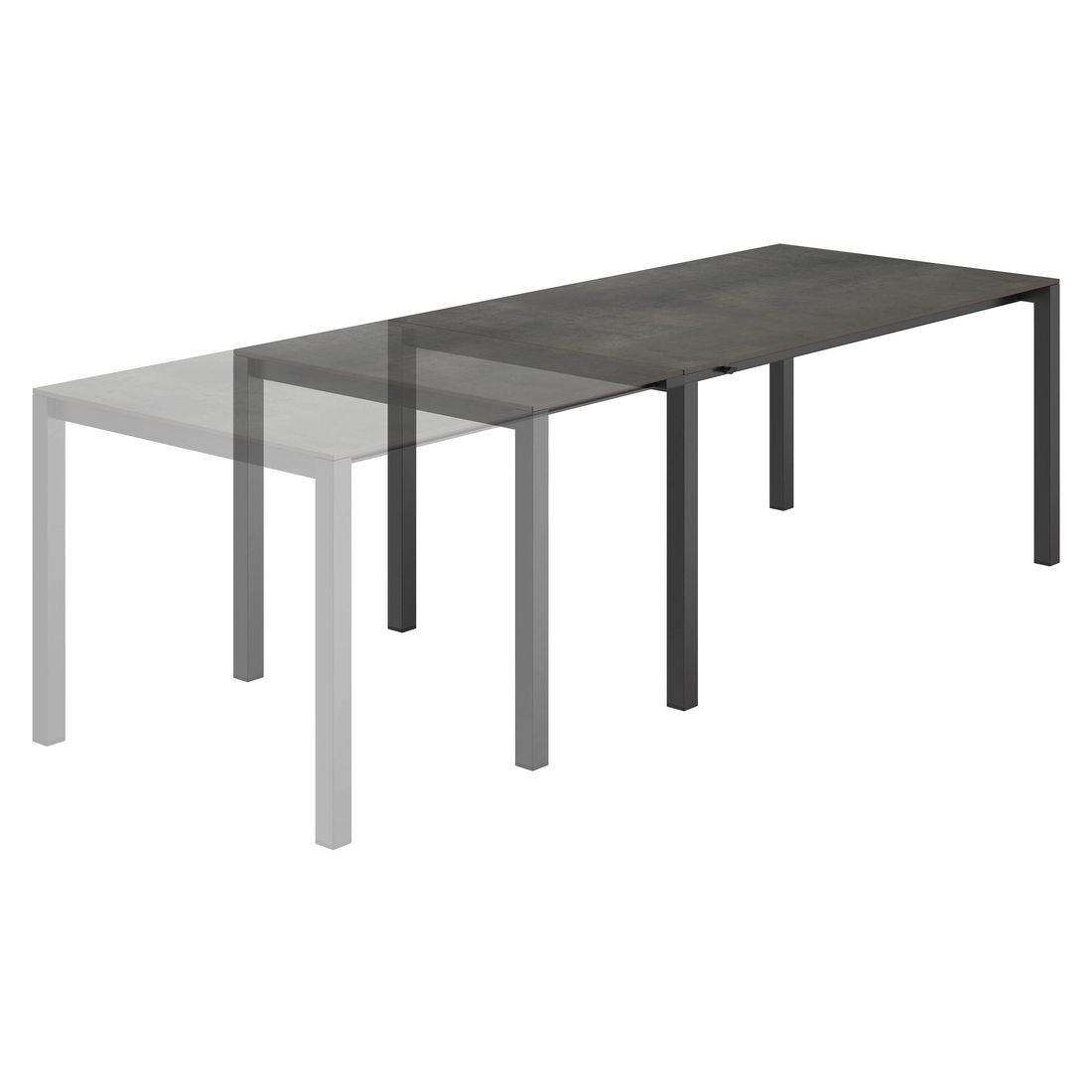 Kettler Basic Plus Gartenmöbel-Set L (6 Plätze) Tisch 160/267x91cm