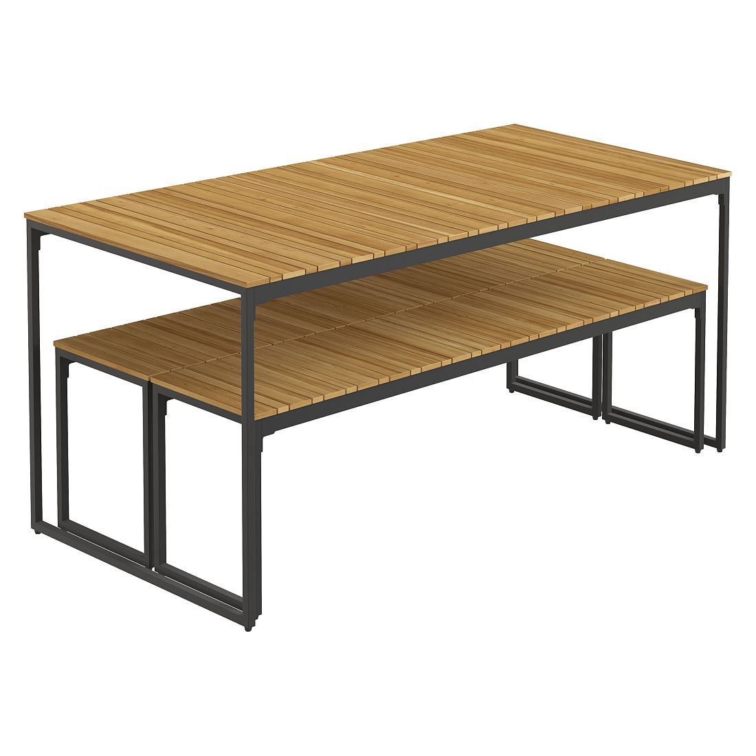 OUTLIV. Floris Gartenmöbel-Set Tisch 160x78cm