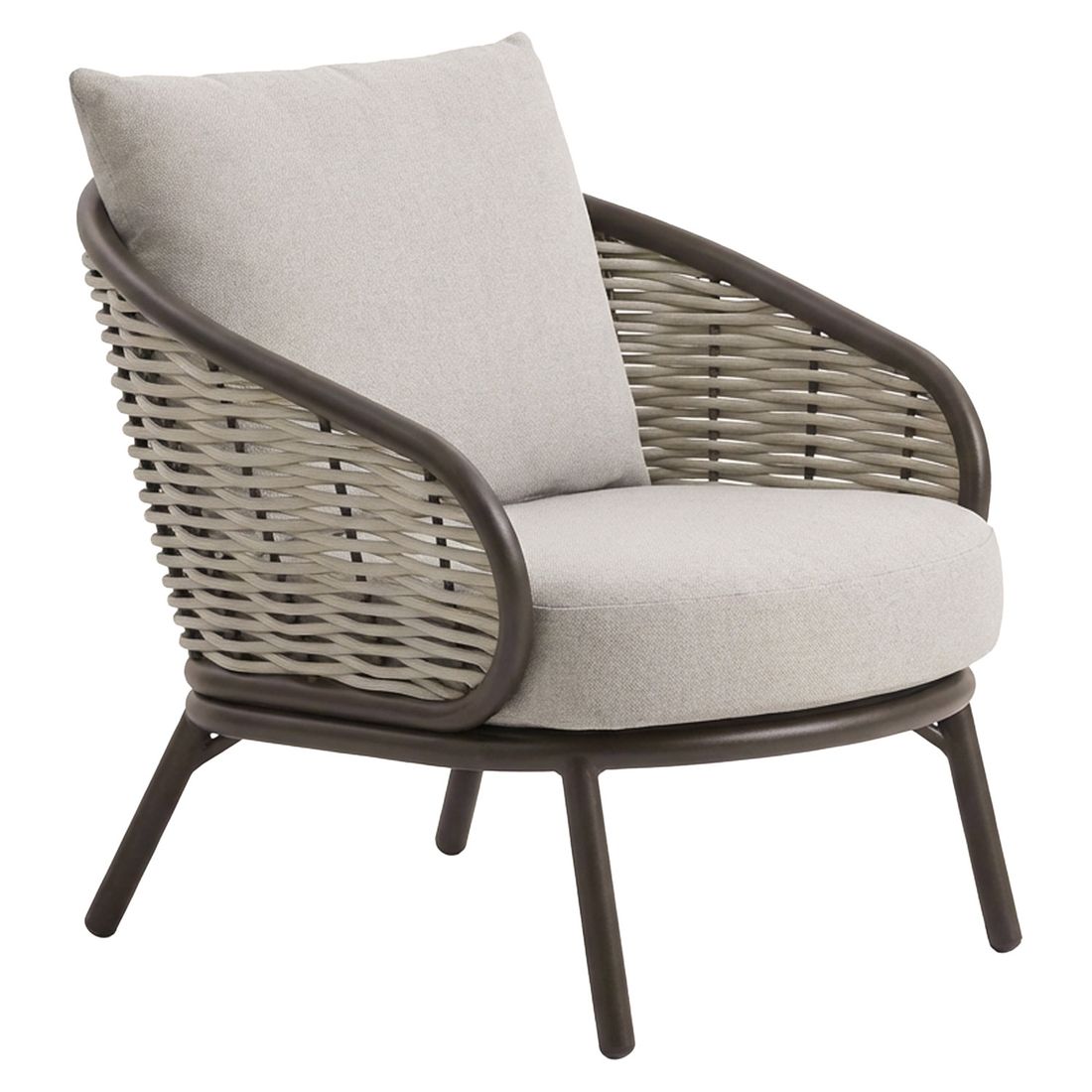Apple Bee Pine Key Loungesessel Aluminium/Polyrattan/Bee Wett