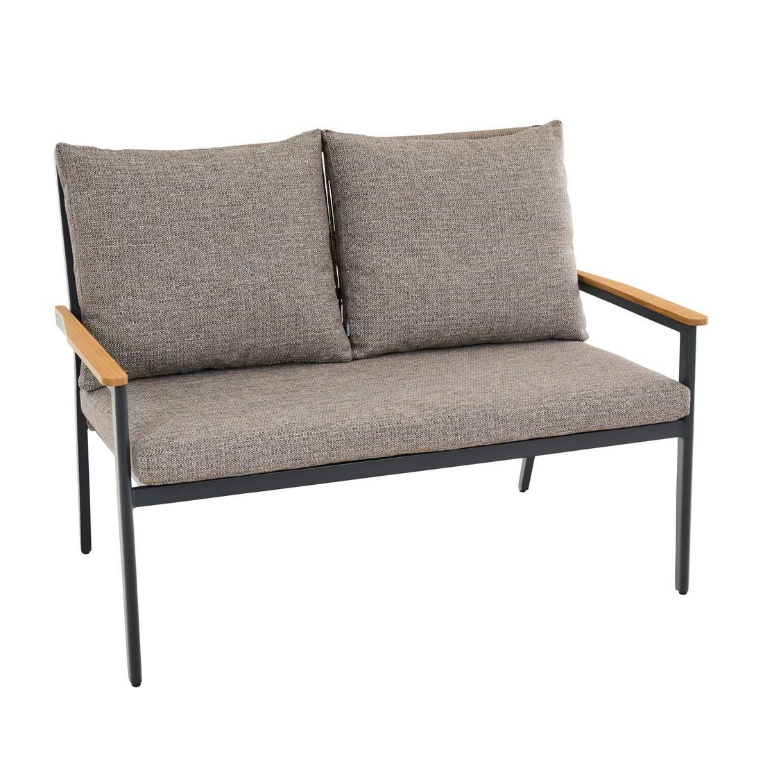 Siena Garden Liguria Diningsofa Aluminium/Gardino-Geflecht/Polyester