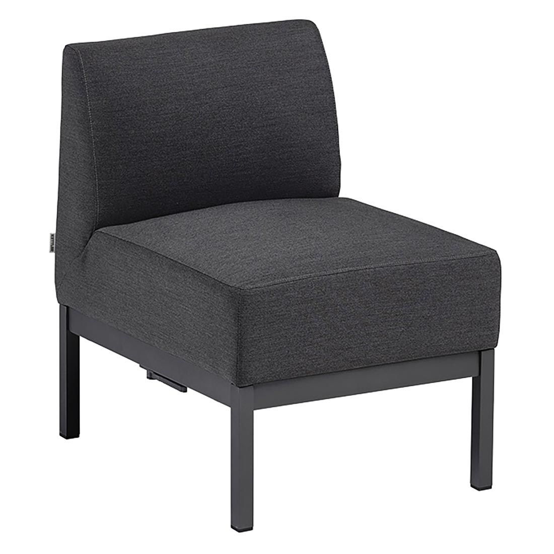 Kettler Pure City-Line Diningsofa Aluminium/Sunbrella