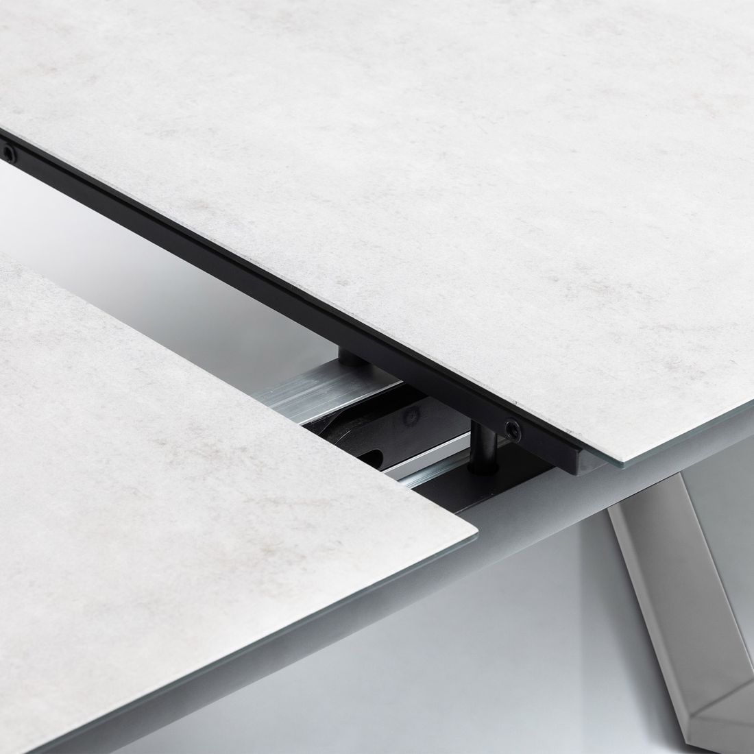 Kettler Ausziehtisch 200/260x100cm Aluminium/Glaskeramik