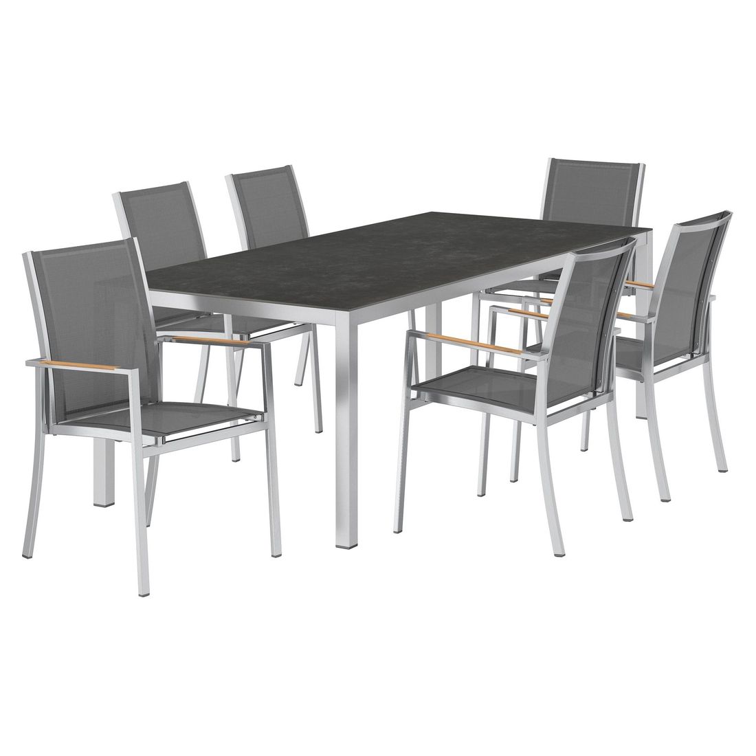 OUTLIV. Oviedo Gartenmöbel-Set L (6 Plätze) Tisch 220x100cm