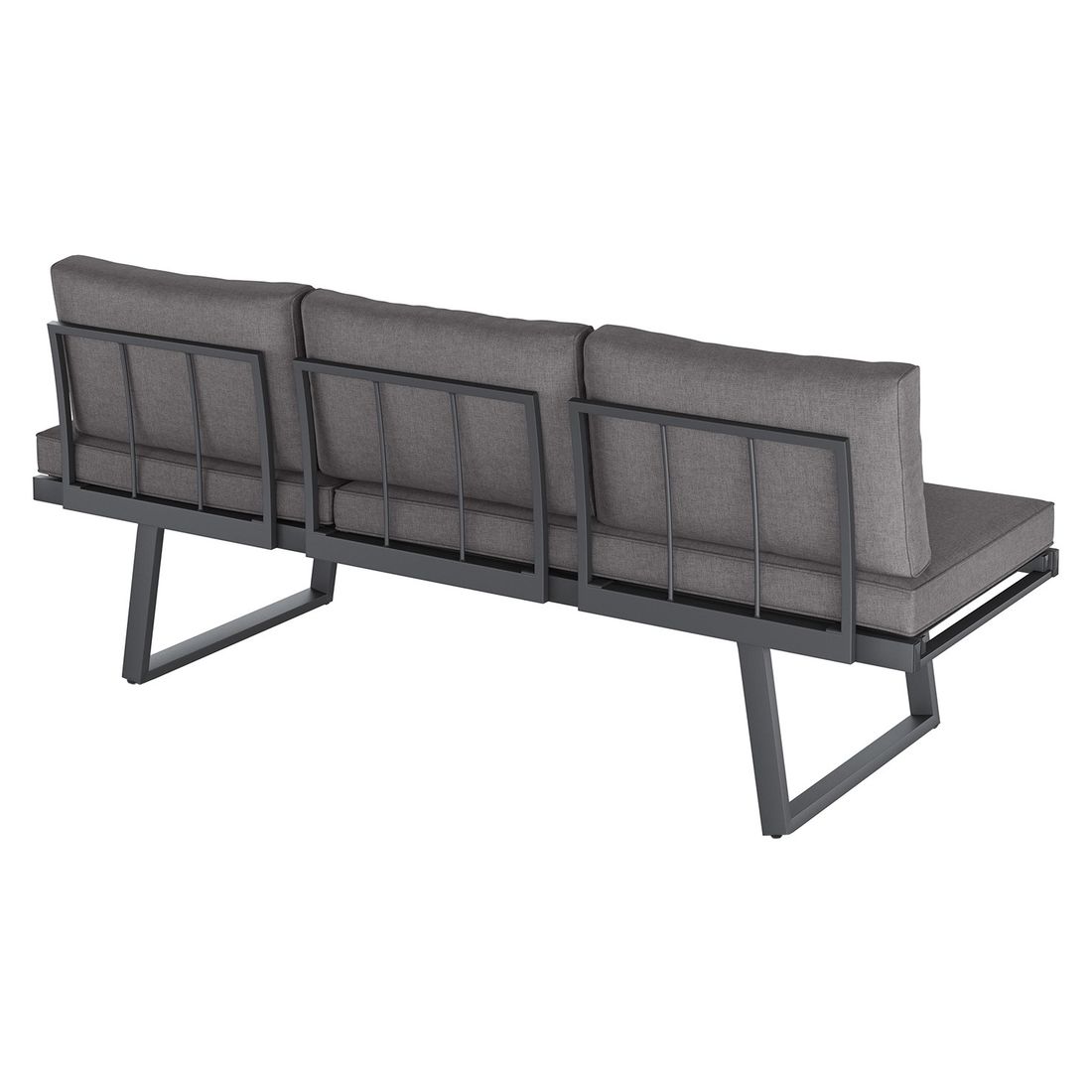 OUTLIV. Lucca Diningsofa Aluminium/Olefin