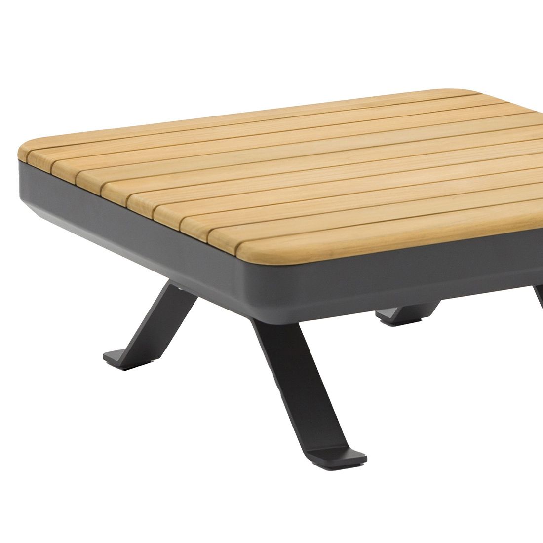 Zebra Sky Ecklounge verstellbar inkl. Loungetisch Aluminium/Sunproof