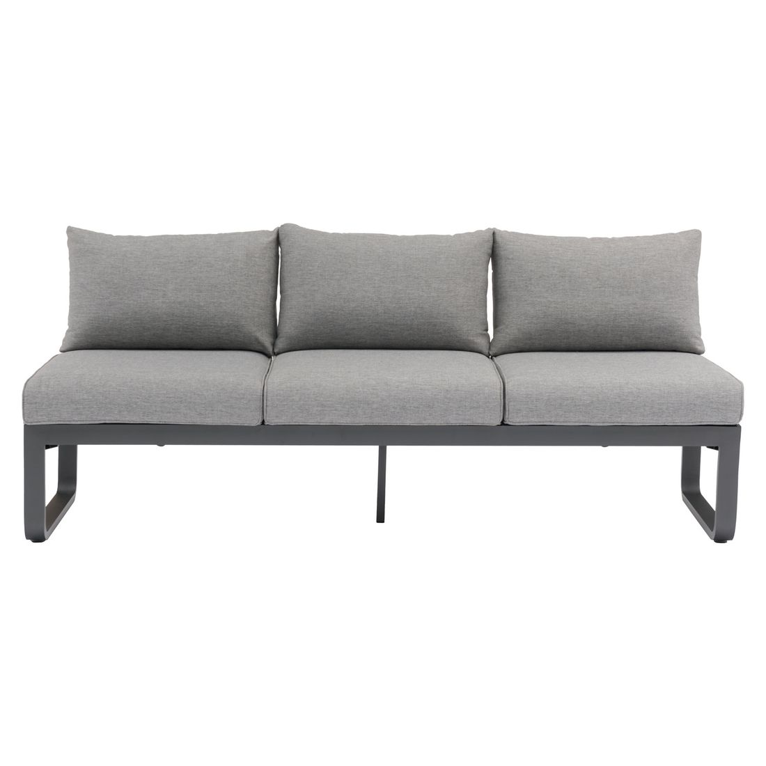 Zebra Fly Diningsofa verstellbar Aluminium/Olefin