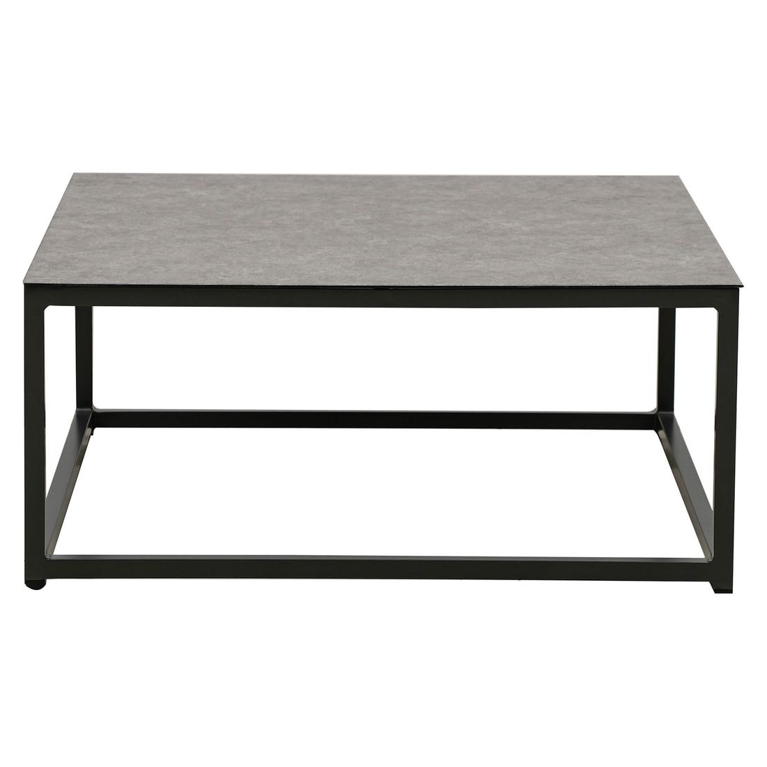 OUTLIV. Miami Loungetisch 90x90cm Aluminium/Glaskeramik