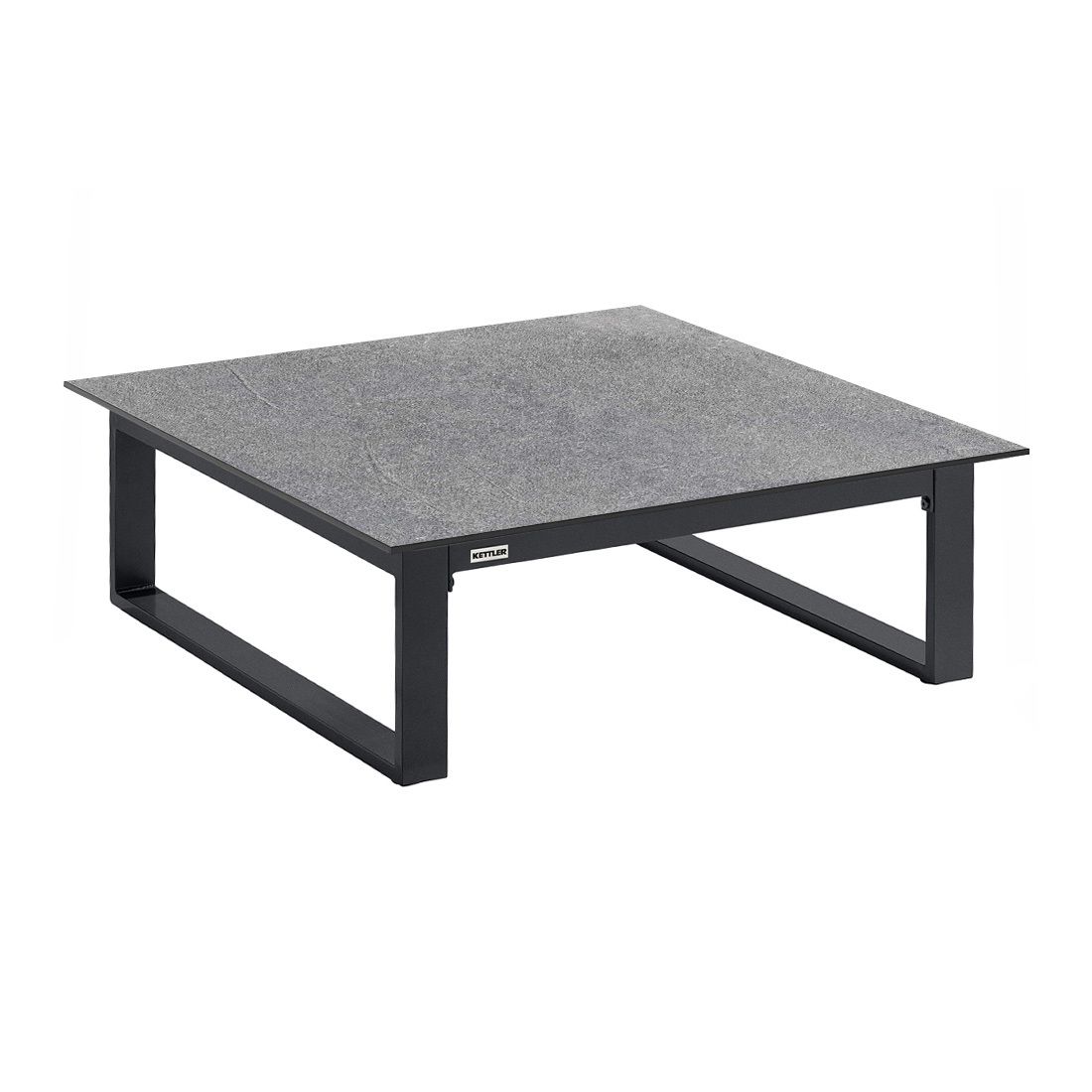 Kettler Ego Loungetisch 95x95cm Aluminium/HPL