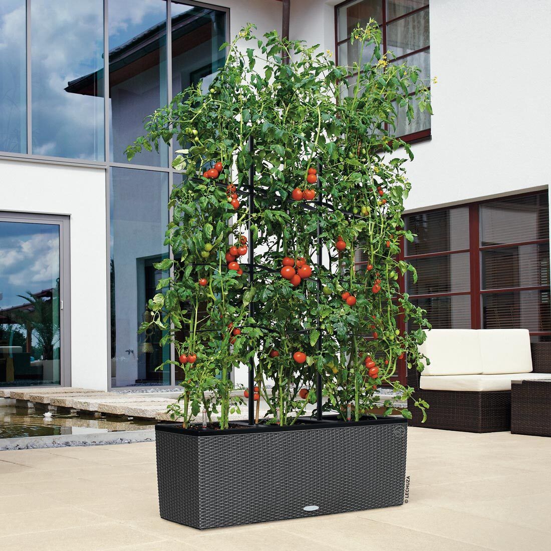 Lechuza Trio Pflanztopf 100x32x34cm Kunststoff