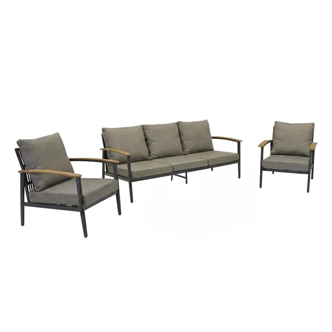 LC Garden Avento Loungeset inkl. Loungetisch Aluminium/Rope/Polyester