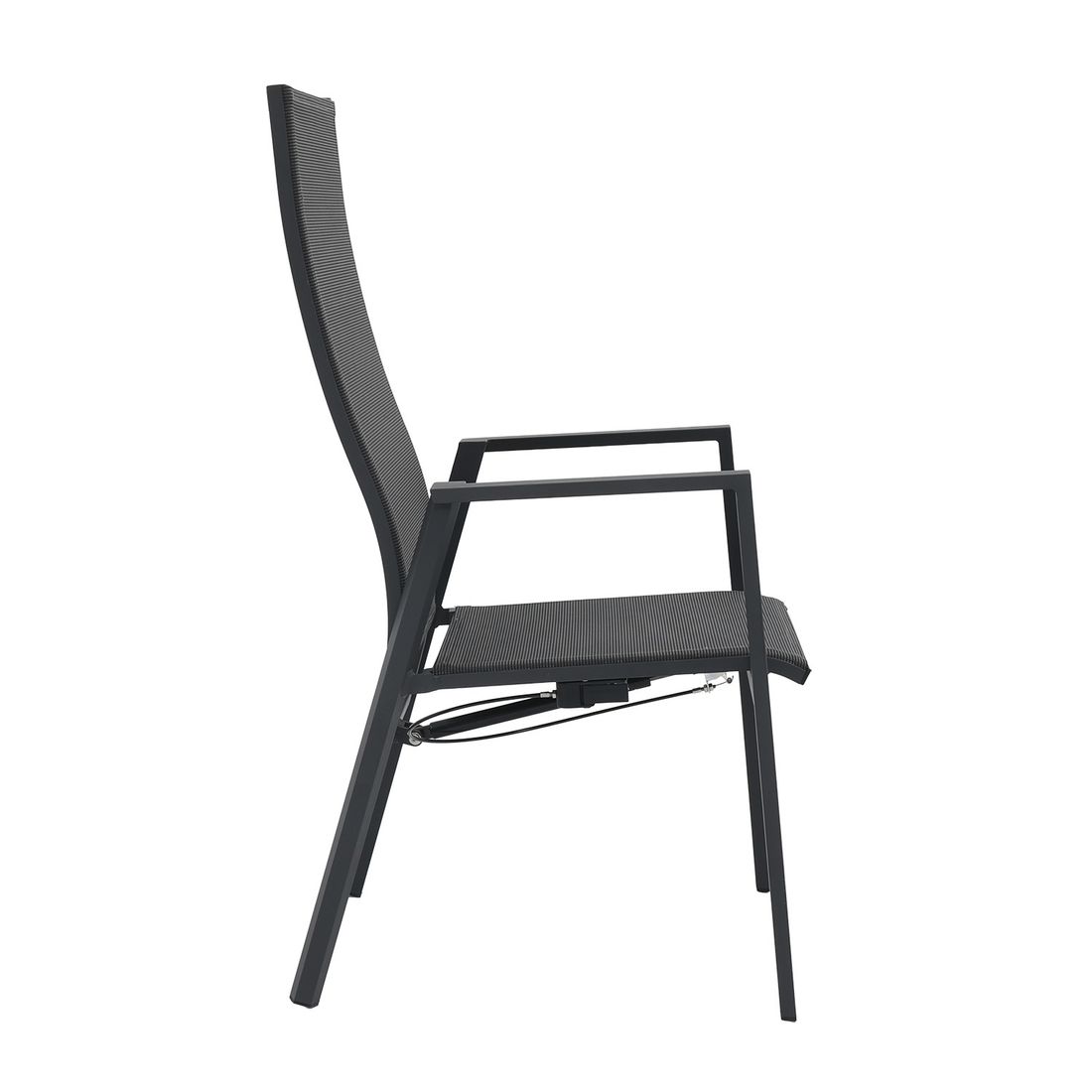 OUTLIV. Milano Gartensessel verstellbar Aluminium mit Sitz- und Rückenkissen