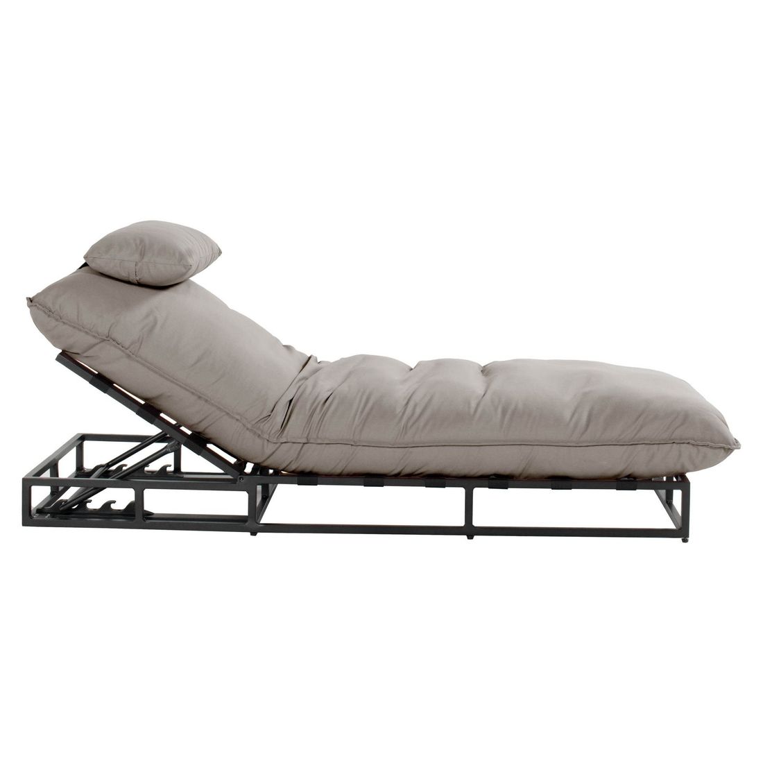 SCHÖNER WOHNEN-Kollektion Lunen Gartenliege verstellbar Aluminium/Sunbrella