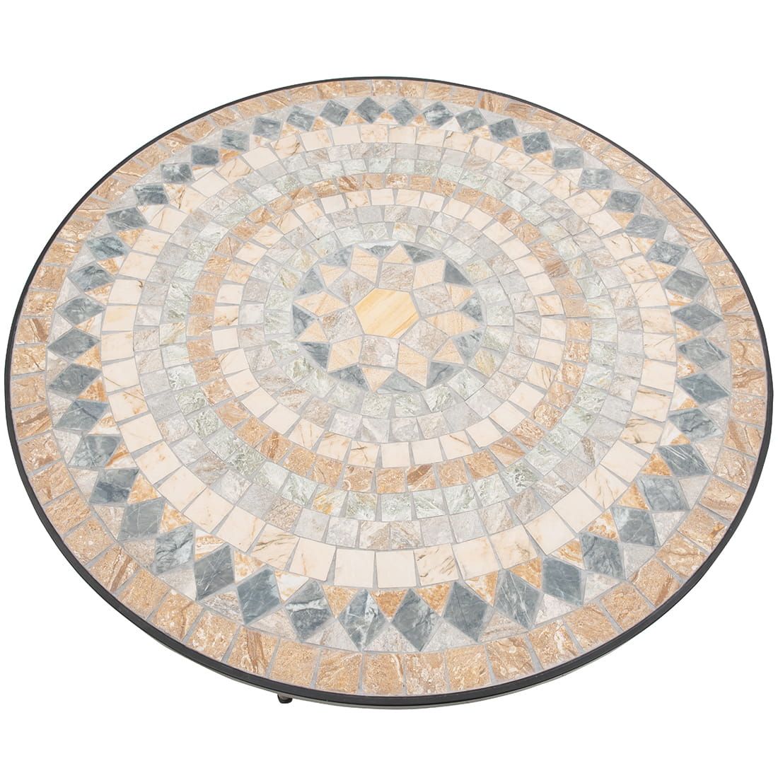 OUTLIV. Mosaik Gartentisch Eisen/Mosaik