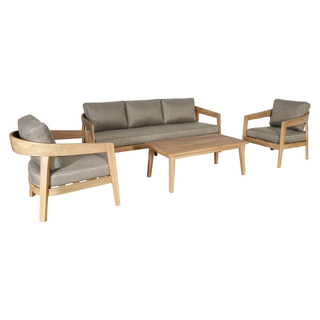 OUTLIV. Sanjo Loungeset inkl. Loungetisch Akazie/Olefin