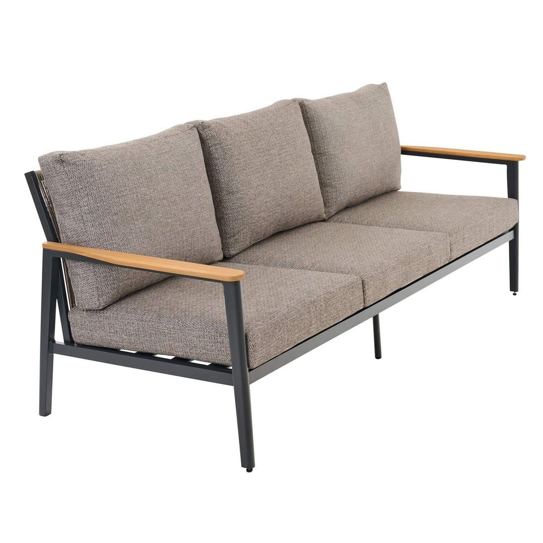 Siena Garden Liguria Loungeset inkl. Loungetisch Aluminium/Gardino-Geflecht/Polyester