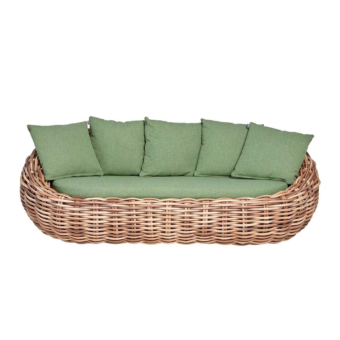 Apple Bee Cocoon Gartenloungesofa Polyrattan/Bee Wett