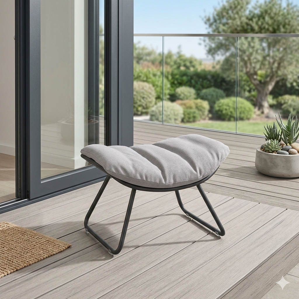 Solpuri Chill Loungehocker Aluminium/Acryl