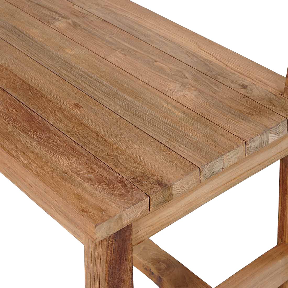 OUTLIV. Oxford Gartenbank mit Rückenlehne Teak