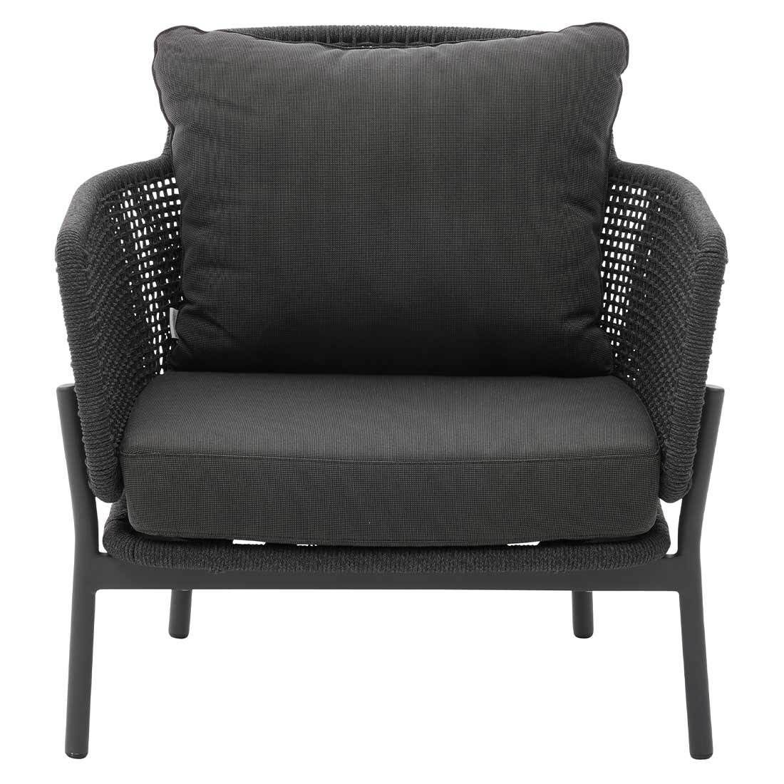 Interliving 7005 Loungesessel Aluminium/Rope/Olefin
