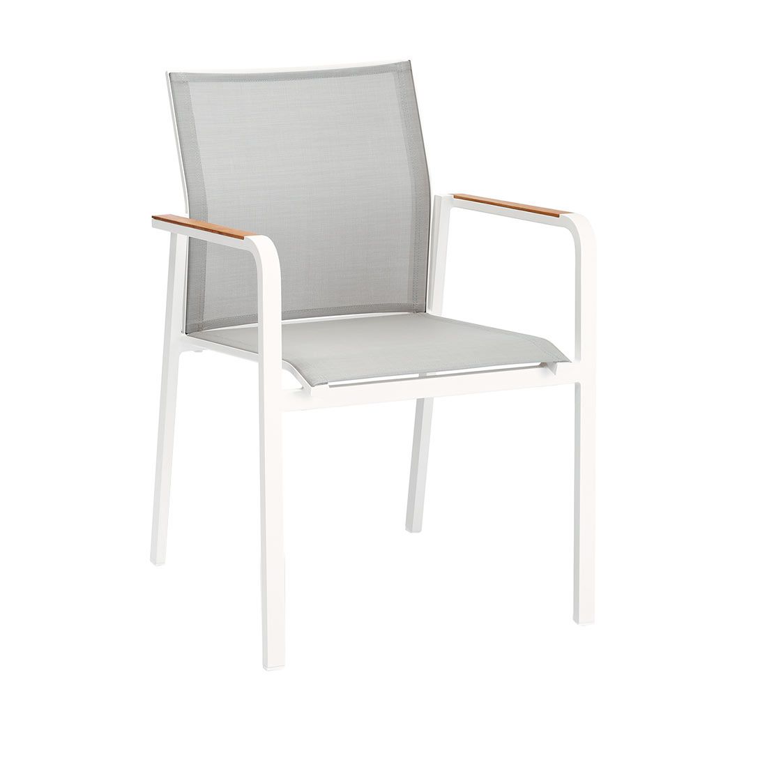 Best Paros Stapelsessel Aluminium/Ergotex