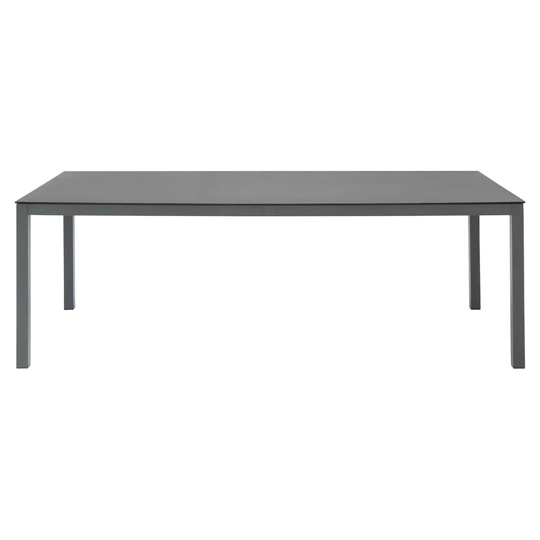 OUTLIV. Gartentisch 220x100cm Aluminium/Glas-Keramik