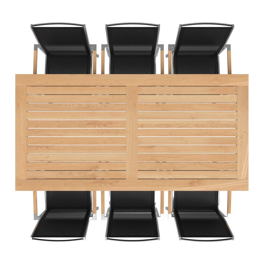 OUTLIV. Oviedo Gartenmöbel-Set L (6 Plätze) Tisch 200x100cm
