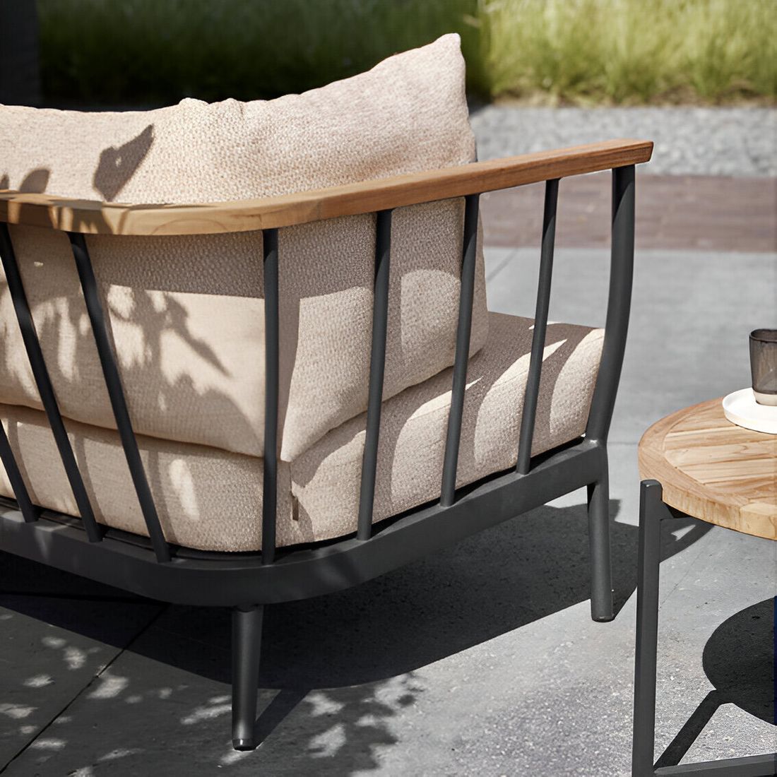 Apple Bee Condor Gartenloungesofa Aluminium/Bee Wett