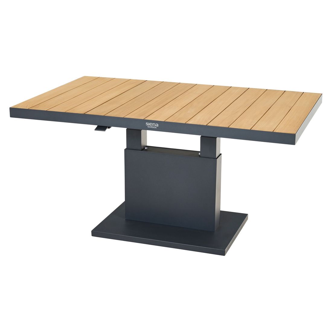 Siena Garden Talina Lifttisch Aluminium/Teak