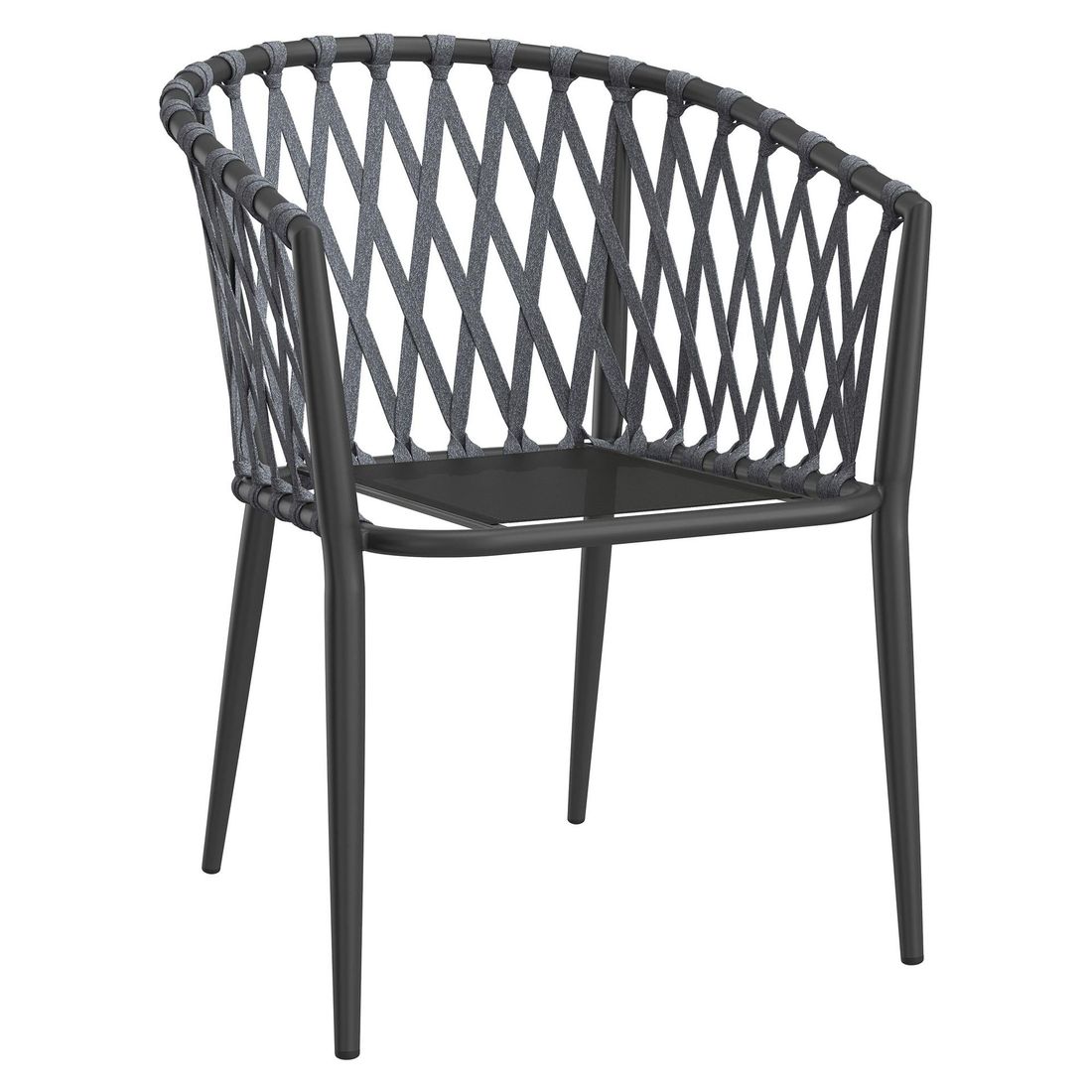 OUTLIV. Cairns Stapelsessel Aluminium/Rope