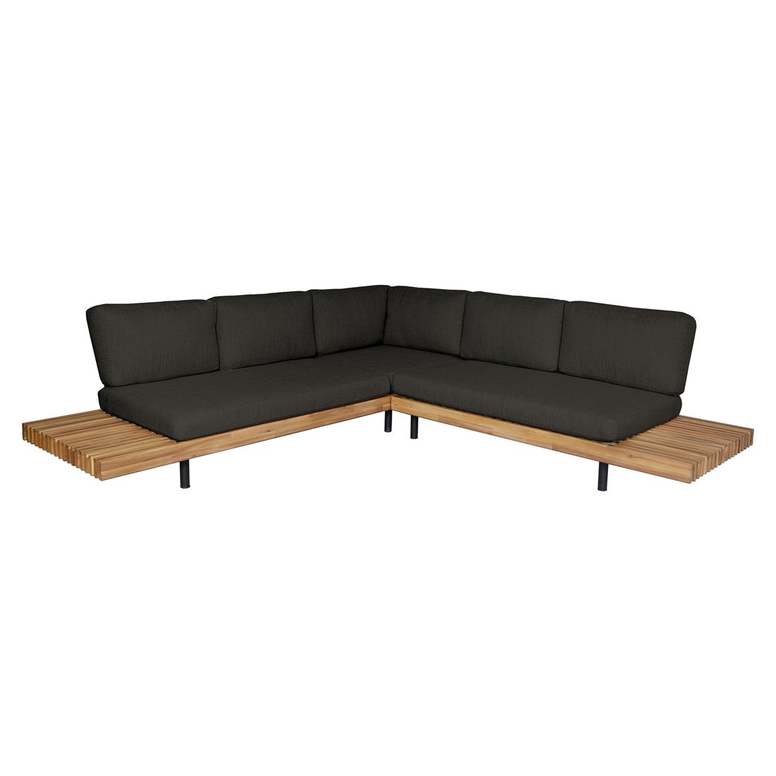 OUTLIV. Portillo Ecklounge Stahl/Akazie/Polyester