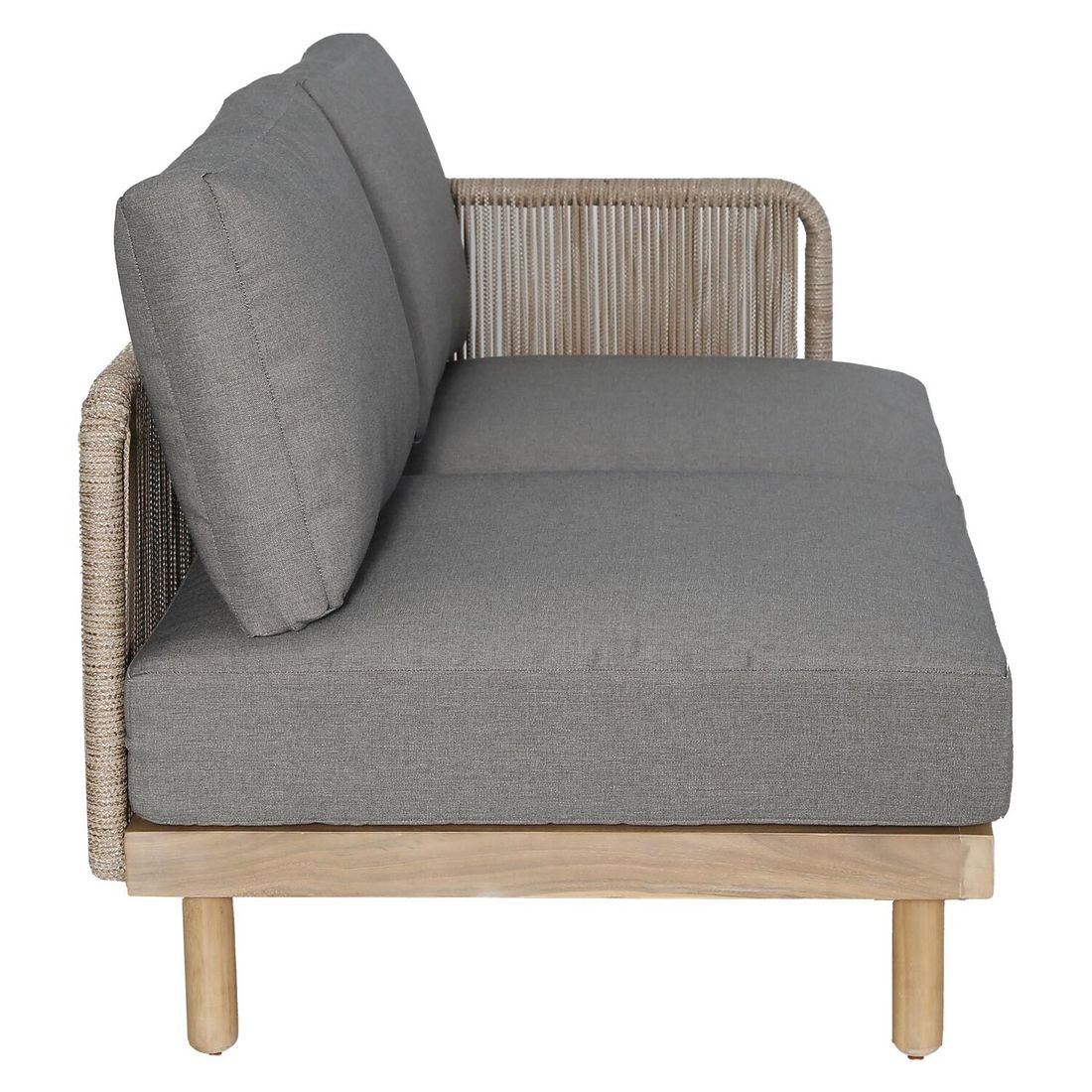 OUTLIV. Avalon Ecklounge inkl. Loungetisch Akazie/Rope/Olefin