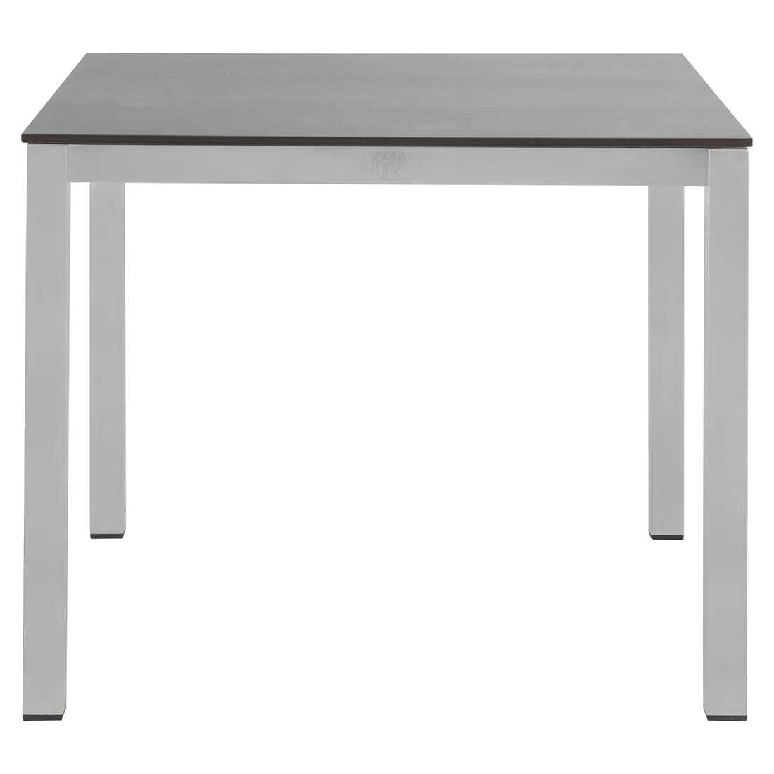OUTLIV. Gartentisch 90x90cm Edelstahl/HPL