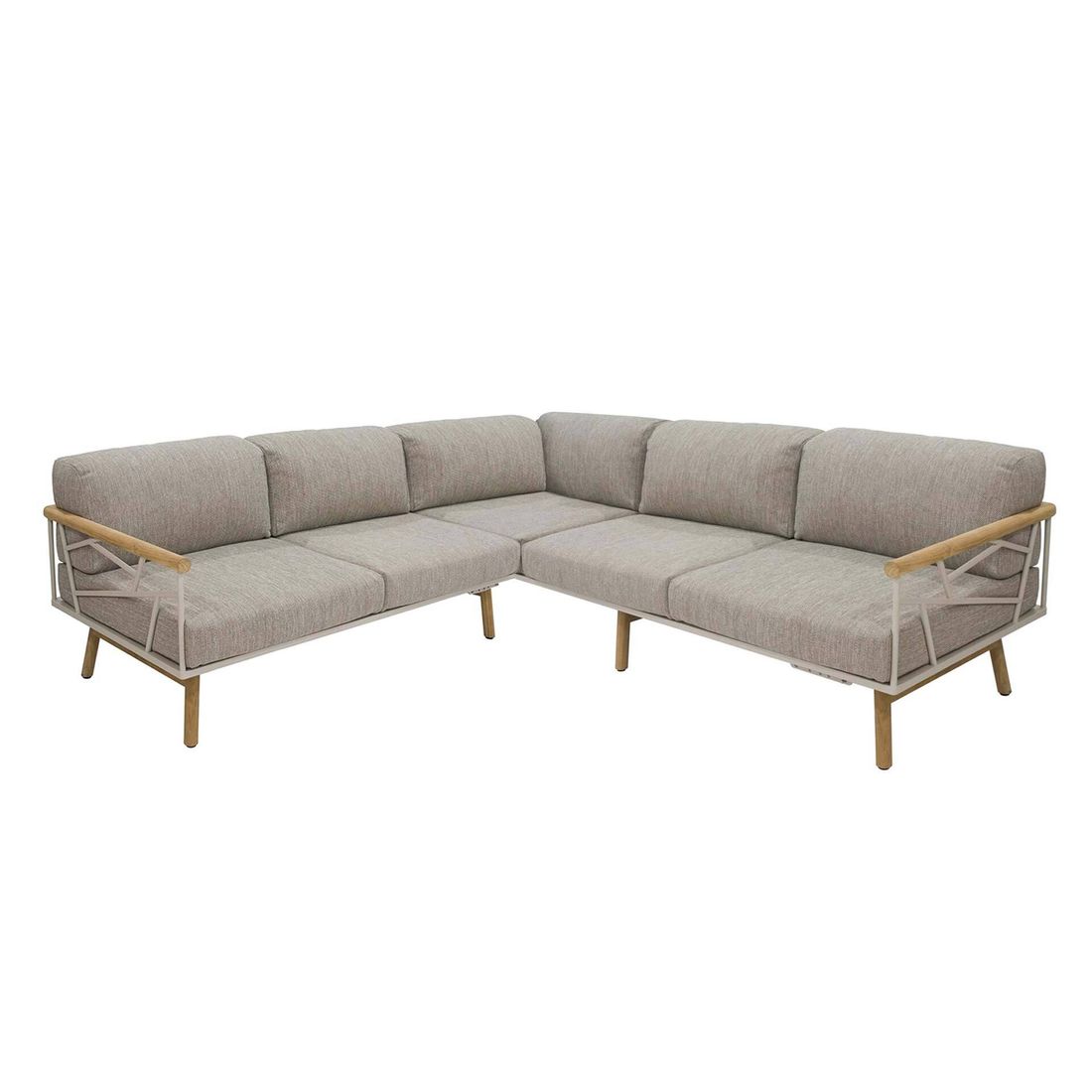 Zebra Solena Ecklounge Edelstahl/Teak/Sunproof