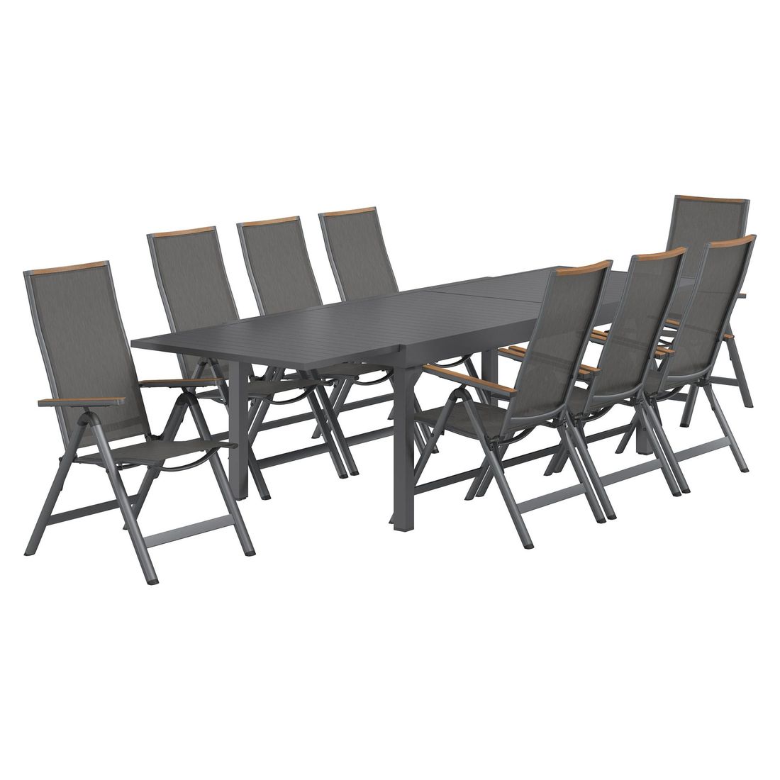 OUTLIV. Jacob Gartenmöbel-Set Tisch 200/320x100,5cm