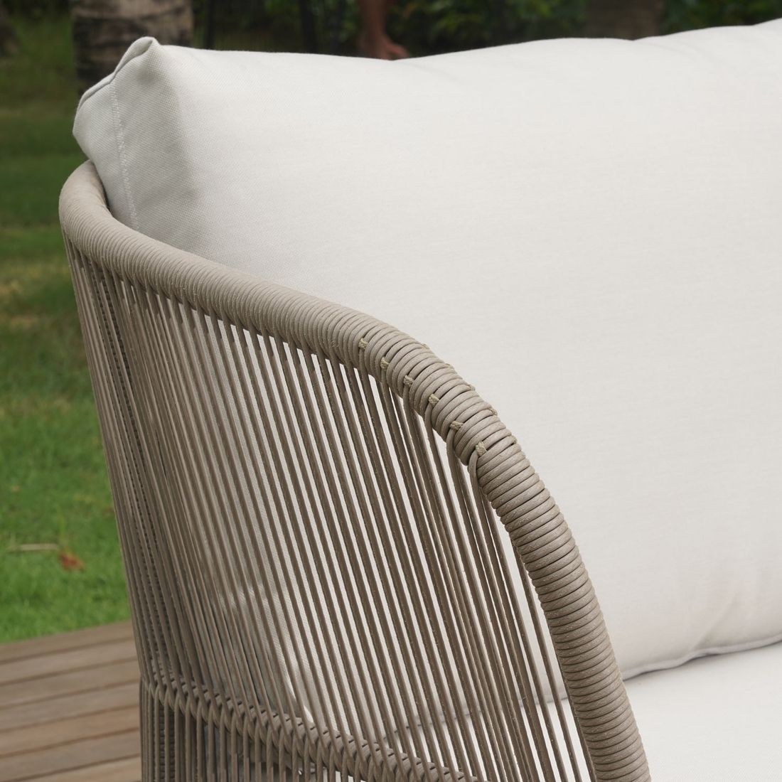 OUTLIV. Swallow Ecklounge inkl. Loungetisch Aluminium/Rope/Polyester