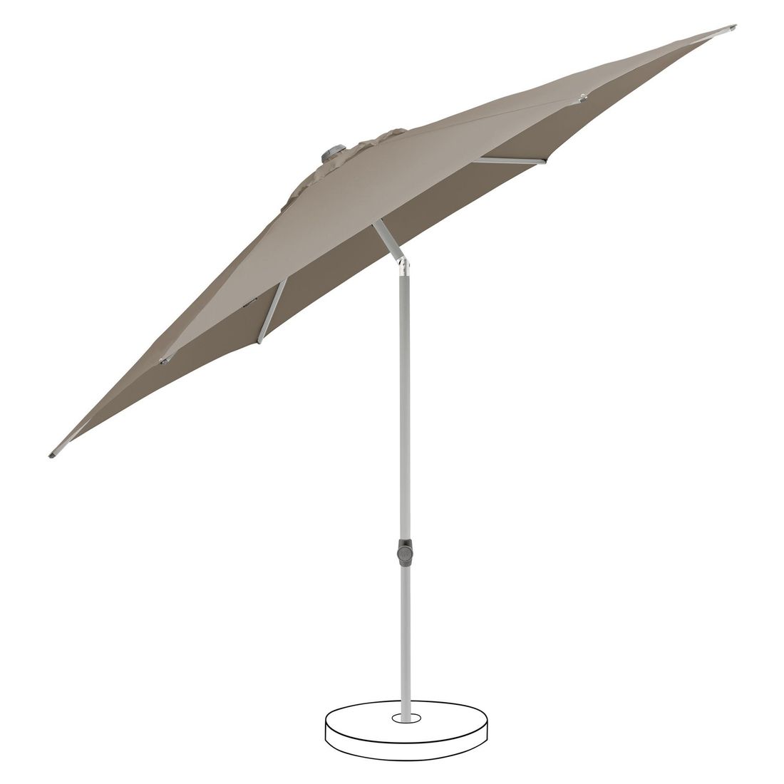 Suncomfort Pop Up Mittelstockschirm Ø300cm