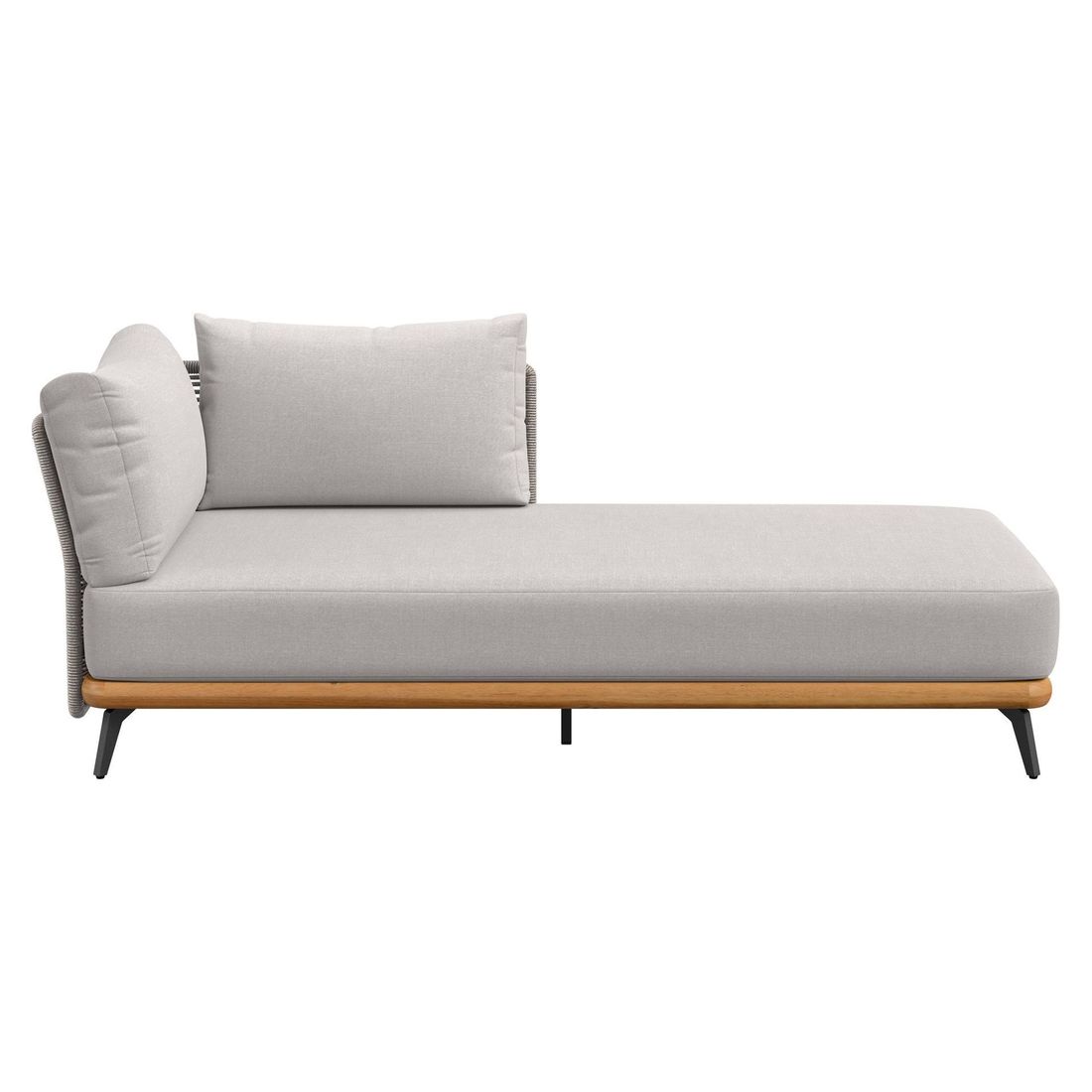 OUTLIV. Ava Gartenloungesofa Akazie/Rope/Polyester